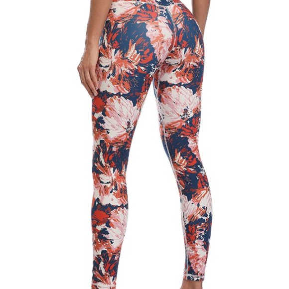 Women's High Waisted Pattern Leggings Full-length - Picture 3 of 5